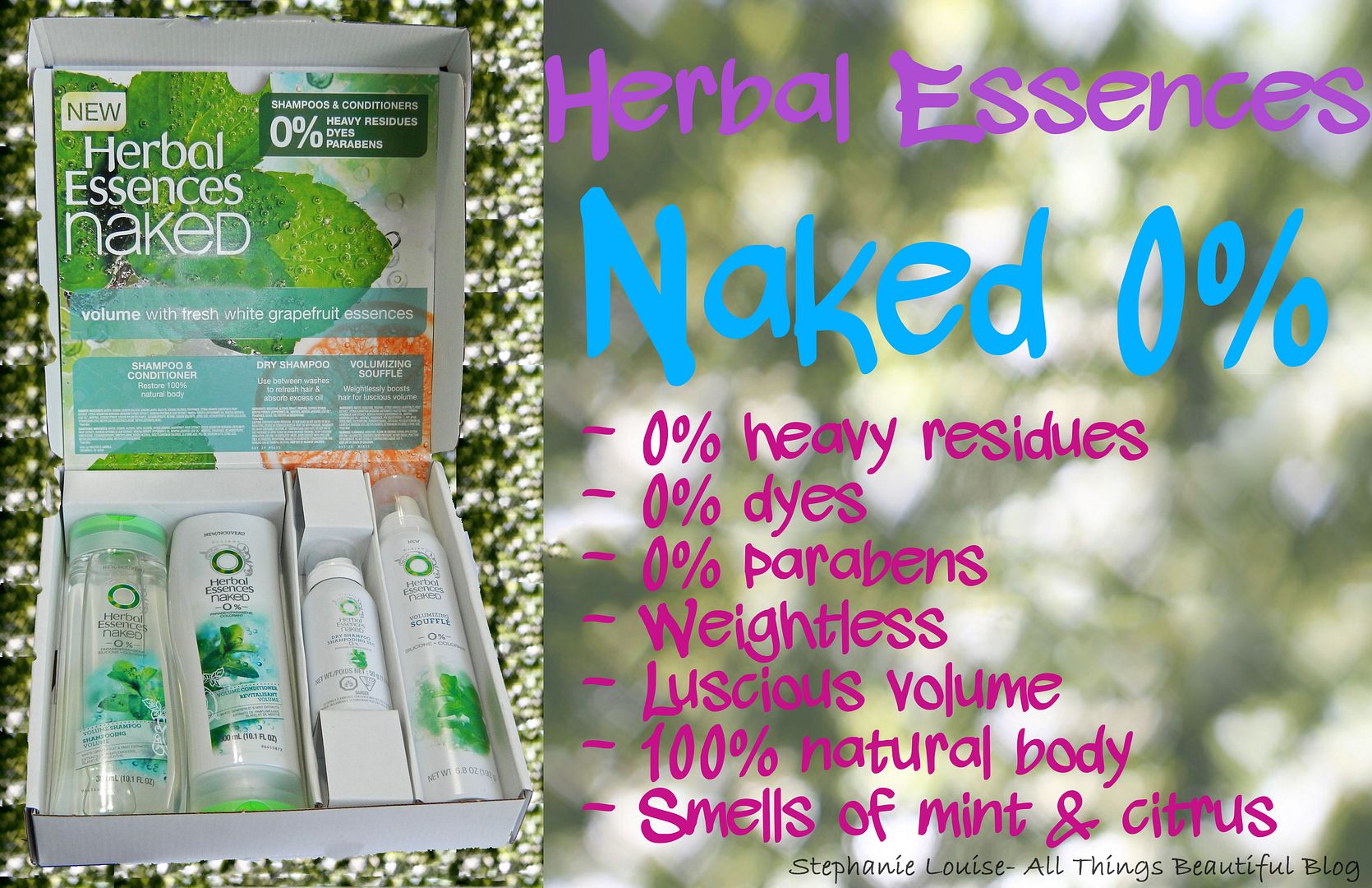 Herbal Essences Naked Volume Collection Review Giveaway All